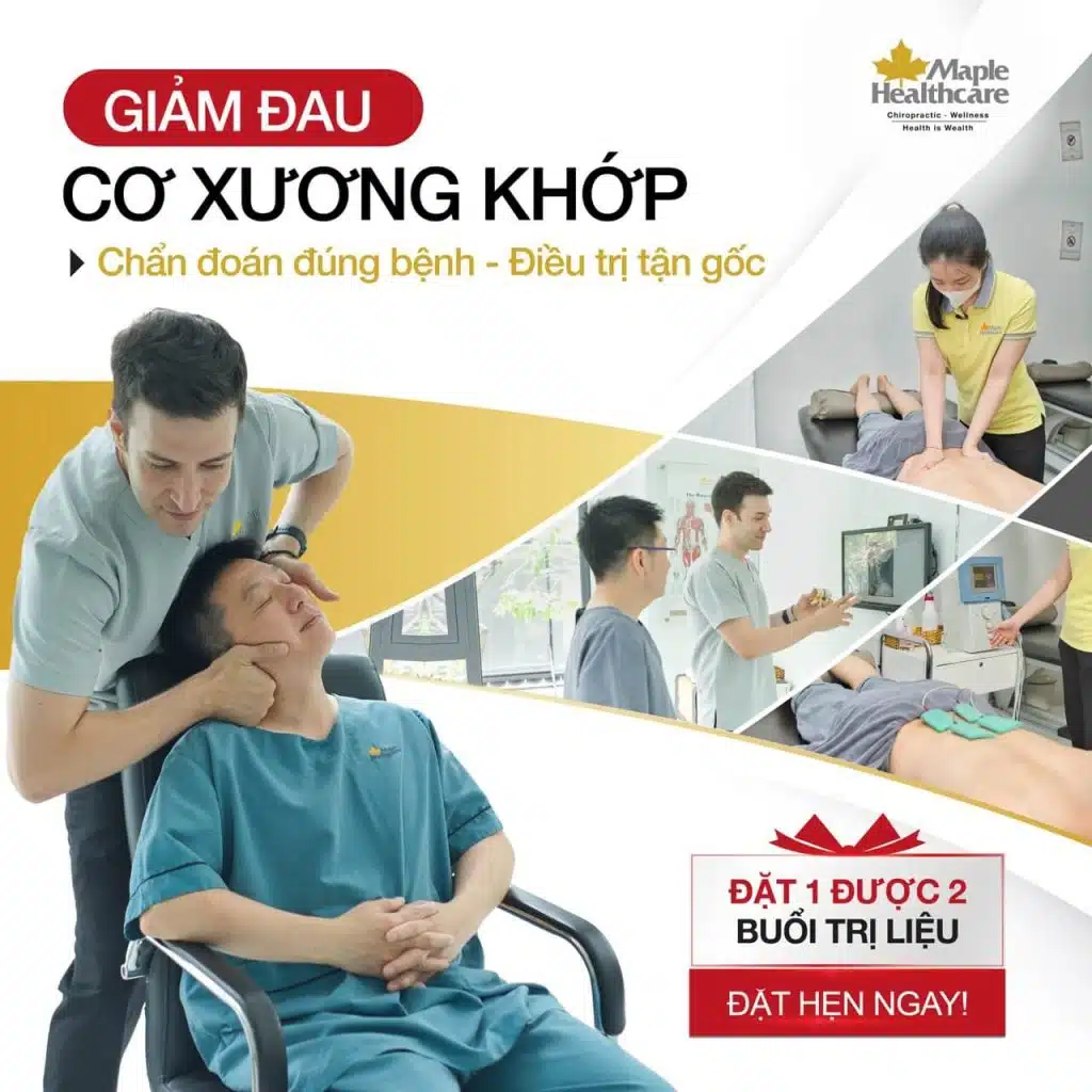 Đặt 1 được 2 áp dụng tại phòng khám Maple Healthcare