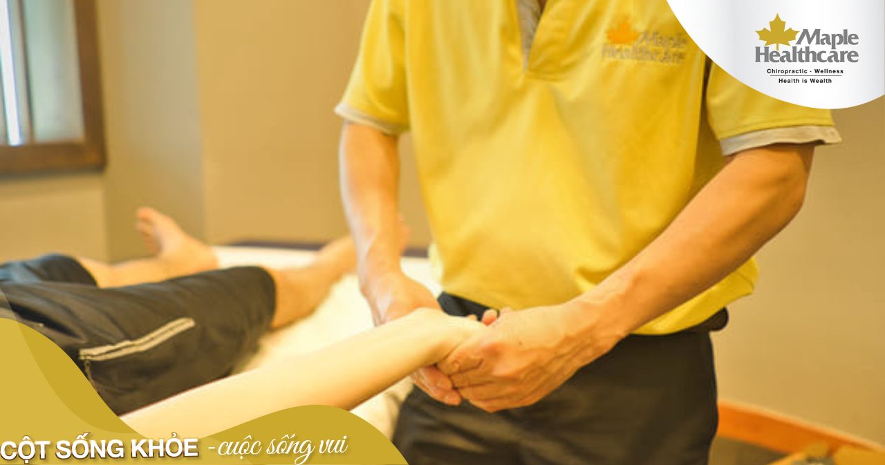 Massage thể thao điều trị chấn thương tại Maple