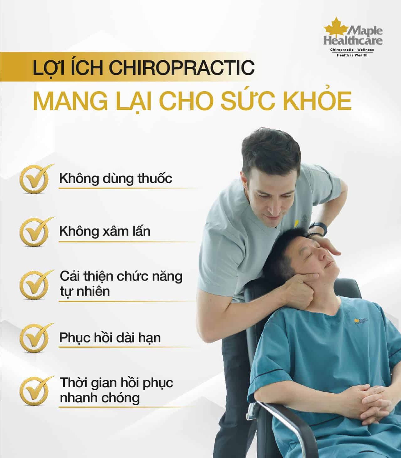 Lợi ích Chiropractic mang lại cho sức khỏe