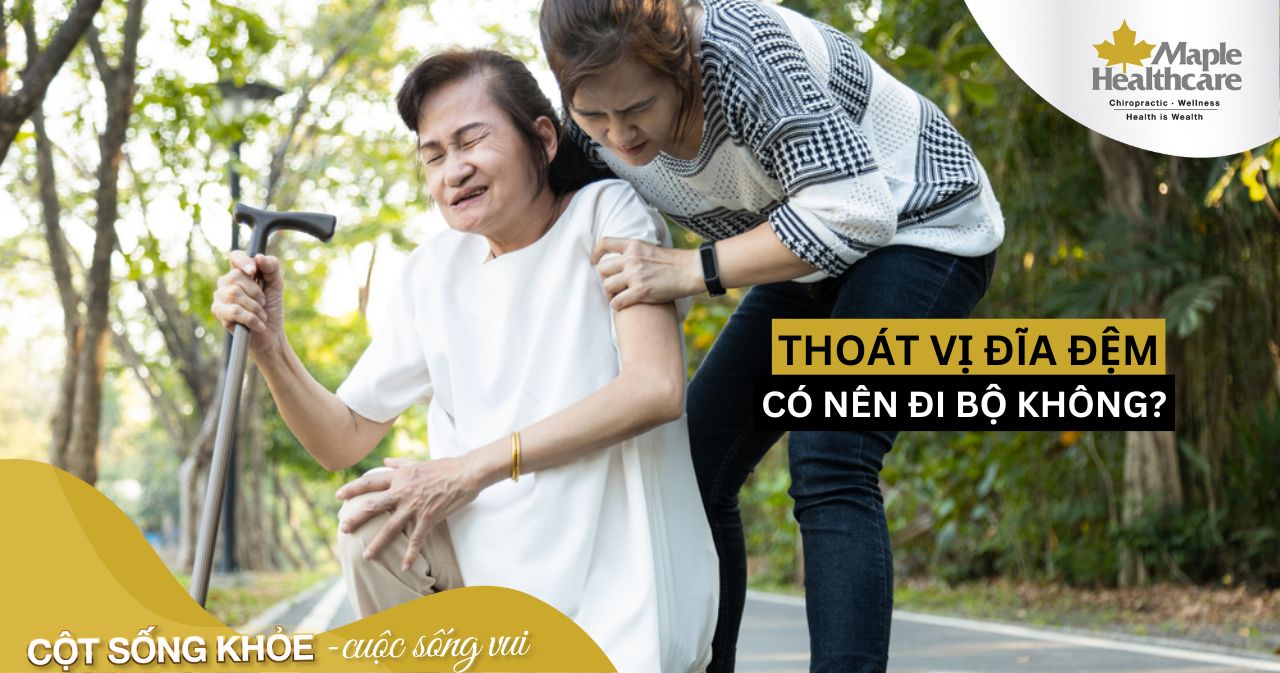 Bị thoát vị đĩa đệm có nên đi bộ không? Lời khuyên từ chuyên gia sức khỏe