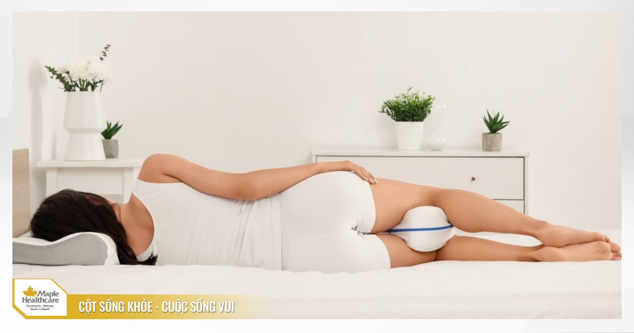 Tư thế nằm nghiêng khi ngủ