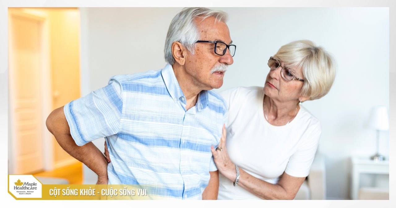 Lão hóa gây thoái hóa cột sống