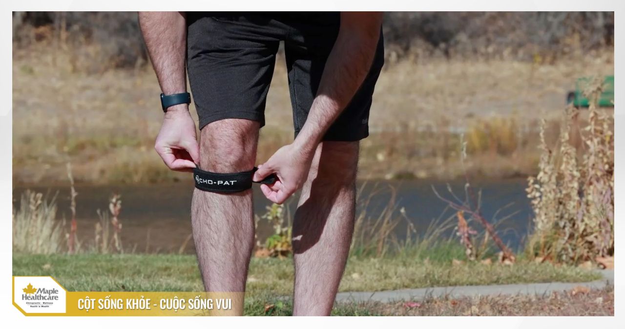 Sử dụng đai gân bánh chè patellar strap