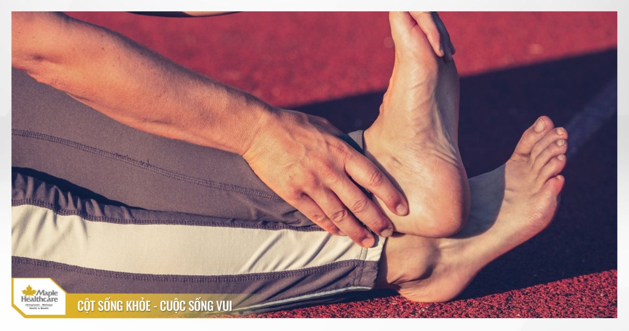 Kéo giãn cân gan chân