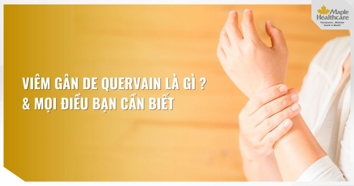 Viêm gân De Quervain là gì (1)